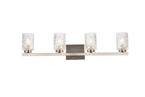 Living District Cassie 4 Light Vanity Model: LD7028W32BK