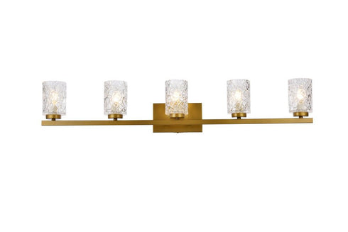 Living District Cassie 5 Light Vanity Model: LD7029W41BK