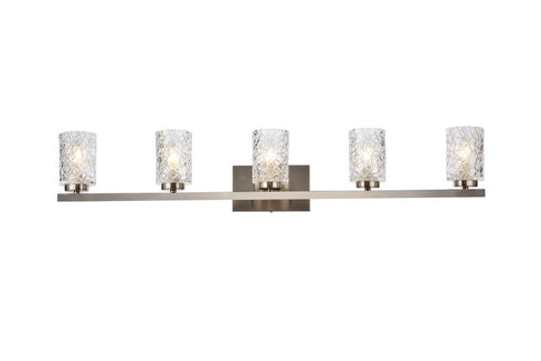 Living District Cassie 5 Light Vanity Model: LD7029W41BK