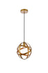 Living District Celeste 1 Light Pendant Model: LD2341BK