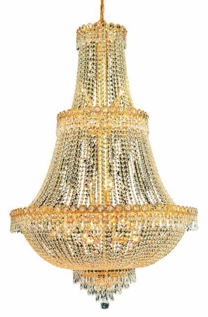 Elegant Lighting Century 17 Light Chandelier Model: V1900G30C/EC