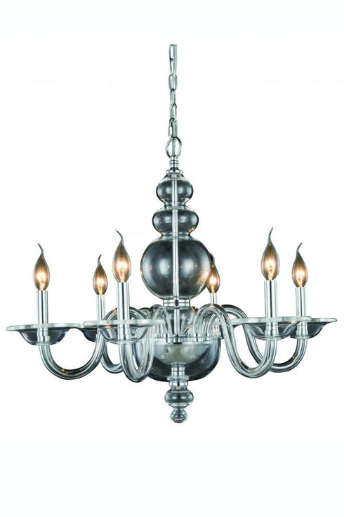 Elegant Lighting Champlain 6 Light Chandelier Model: 7872D27C