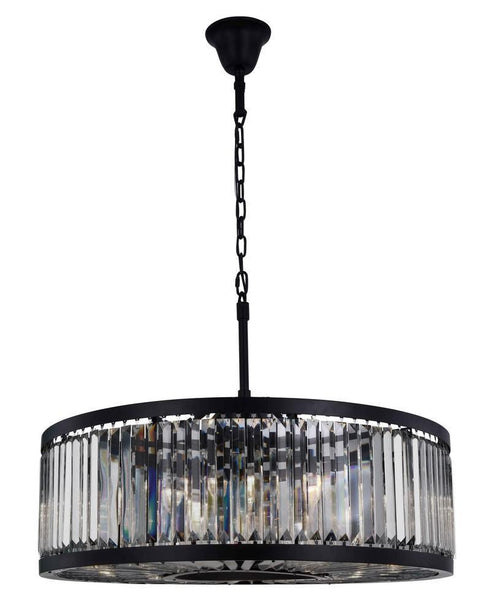 Elegant Lighting Chelsea 10 Light Chandelier Model: 1233D35MB/RC