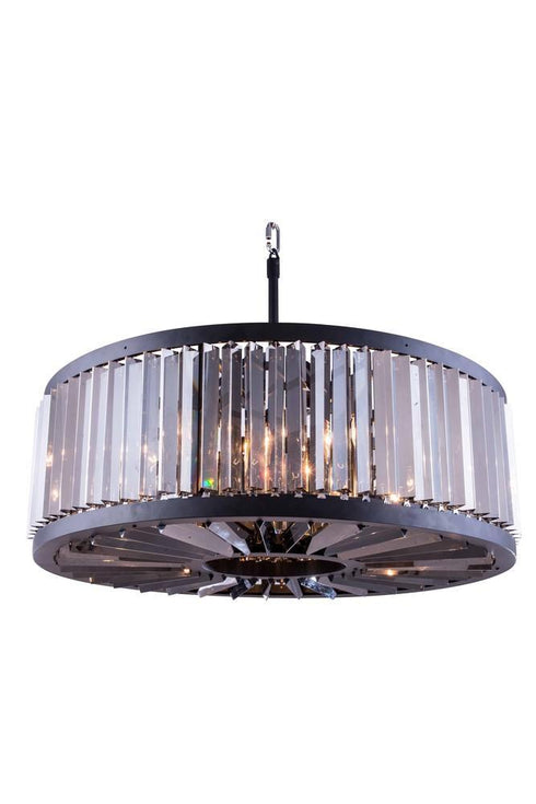 Elegant Lighting Chelsea 10 Light Pendant Model: 1203D35MB/RC