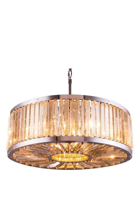 Elegant Lighting Chelsea 10 Light Pendant Model: 1203D35MB/RC