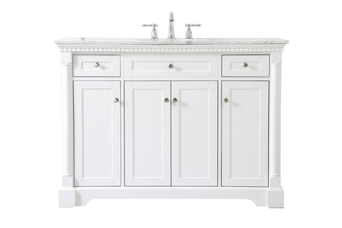 Elegant Decor Clarence 24 Inch Single Bathroom Vanity In White Model: VF53024WH