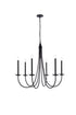 Living District Cohen 6 Light Pendant Model: LD810D36BK