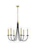 Living District Cohen 6 Light Pendant Model: LD810D36BK