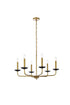 Living District Cohen 6 Light Pendant Model: LD812D30BK