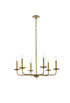 Living District Cohen 6 Light Pendant Model: LD812D30BK