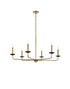 Living District Cohen 6 Light Pendant Model: LD812D42BK
