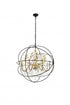 Living District Cordelia 12 Light Pendant Model: LD8801D43BK