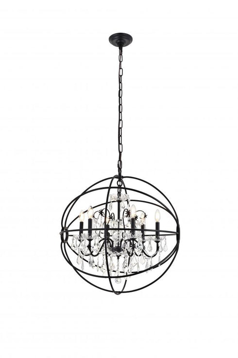 Living District Cordelia 6 Light Pendant Model: LD8801D25BK