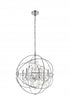 Living District Cordelia 6 Light Pendant Model: LD8801D25BK