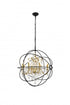 Living District Cordelia 8 Light Pendant Model: LD8801D32BK