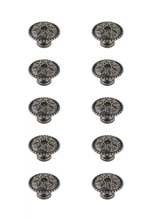 Elegant Decor Corio 0.9 Inch Diameter Antique Bronze Model: KB2011-AB-10PK