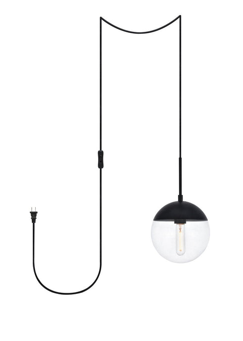 Living District Eclipse 1 Light Pendant Model: LDPG6027BK