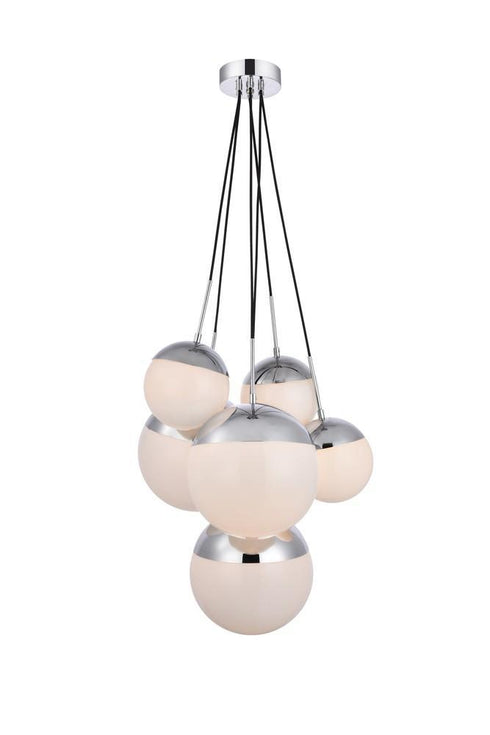 Elegant Lighting Eclipse 6 Light Pendant Model: LD6094C