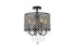 Living District Elise 4 Light Flush Mount Model: LD710F14BK