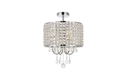 Living District Elise 4 Light Flush Mount Model: LD712F14BR