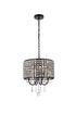 Living District Elise 4 Light Pendant Model: LD713D14BK