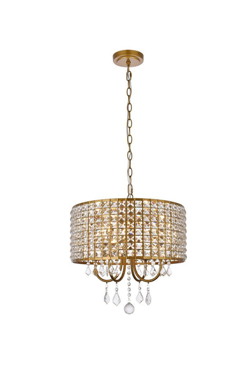 Living District Elise 4 Light Pendant Model: LD713D14C
