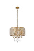 Living District Elise 4 Light Pendant Model: LD713D14C