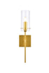 Living District Elsreth 1 Light Sconce Model: LD2361BK