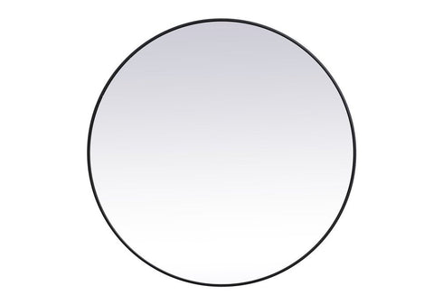 Elegant Lighting Eternity Metal Frame Round Mirror 45 Inch In Brass Model: MR4845BR