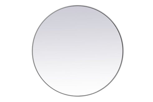 Elegant Lighting Eternity Metal Frame Round Mirror 45 Inch In Brass Model: MR4845BR