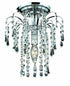 Elegant Lighting Falls 1 Light Flush Mount Model: V6801F9C/RC