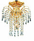 Elegant Lighting Falls 1 Light Flush Mount Model: V6801F9C/RC