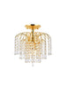 Elegant Lighting Falls 3 Light Flush Mount Model: V6801F12C/RC