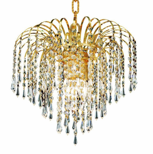 Elegant Lighting Falls 3 Light Pendant Model: V6801D14C/RC