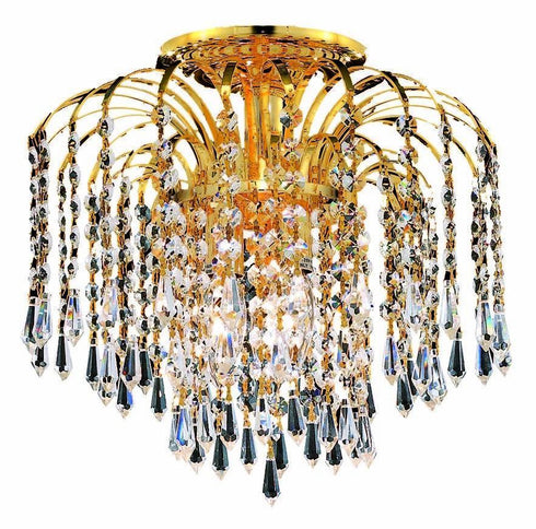 Elegant Lighting Falls 4 Light Flush Mount Model: V6801F16C/RC