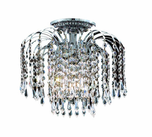 Elegant Lighting Falls 4 Light Flush Mount Model: V6801F16C/RC