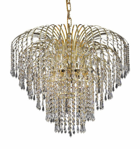 Elegant Lighting Falls 6 Light Chandelier Model: V6801D25C/RC