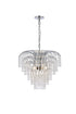 Elegant Lighting Falls 6 Light Chandelier Model: V6801D25C/RC