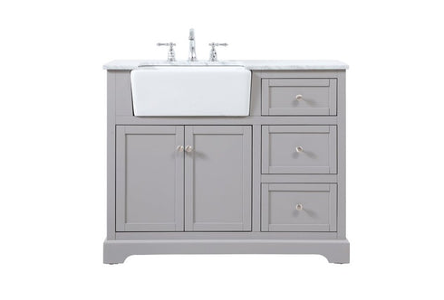Elegant Decor Franklin 42 Inch Single Bathroom Vanity In Natural Model: VF60242NW
