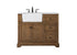 Elegant Decor Franklin 42 Inch Single Bathroom Vanity In Natural Model: VF60242NW