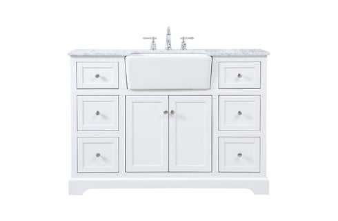 Elegant Decor Franklin 48 Inch Single Bathroom Vanity In Grey Model: VF60248GR