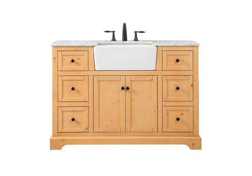 Elegant Decor Franklin 48 Inch Single Bathroom Vanity In Grey Model: VF60248GR