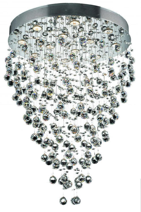 Elegant Lighting Galaxy 12 Light Chandelier Model: V2006D28C/RC