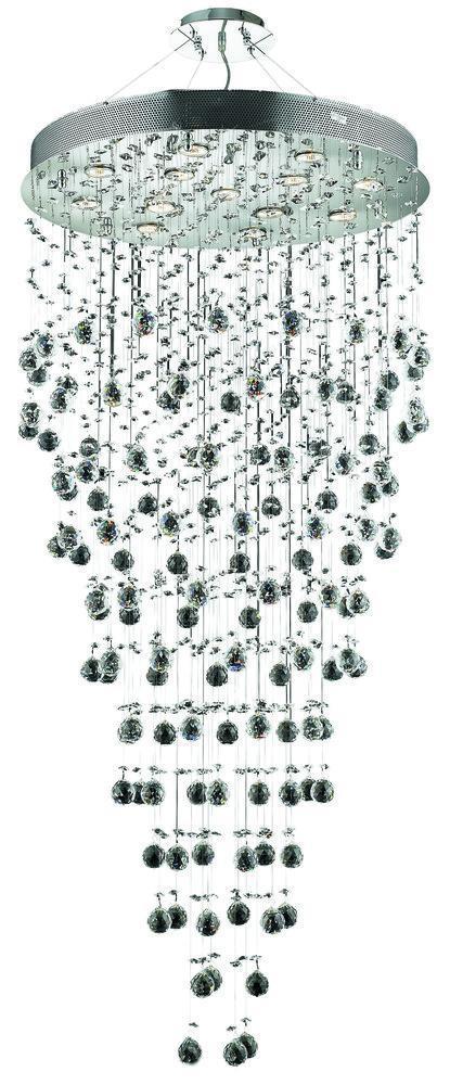 Elegant Lighting Galaxy 13 Light Chandelier Model: V2006G28C/RC