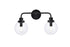 Living District Hanson 2 Light Vanity Model: LD7033W19BR