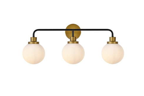 Living District Hanson 3 Light Vanity Model: LD7034W28BK