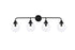 Living District Hanson 4 Light Vanity Model: LD7037W38BK