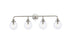 Living District Hanson 4 Light Vanity Model: LD7037W38BK
