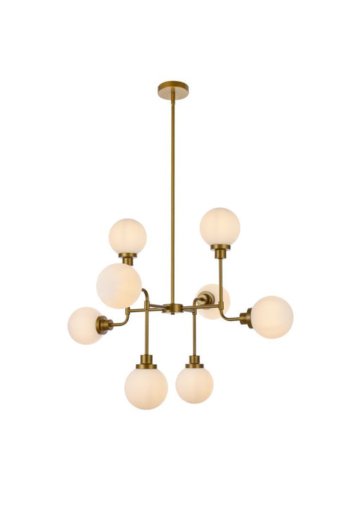 Living District Hanson 8 Light Pendant Model: LD7038D36BK