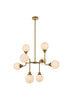 Living District Hanson 8 Light Pendant Model: LD7038D36PN